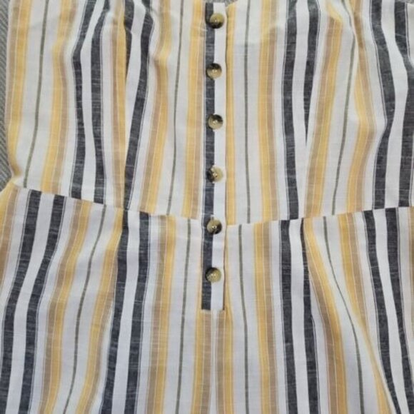 Wide Leg Jumpsuit XL Rouching Fairycore Streetwear Cottagecore Naturecore - Picture 16 of 16